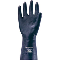 Ansell - Gants 29-865, Taille T-Grand/10, 13po Lo, Néoprène, Doublure En Ouatée, 18 Mils, paquet de 24-Style de poignet Droit