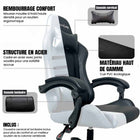 MotionGrey - Fauteuil de bureau ergonomique de direction avec réglage en hauteur, appui-tête et coussins lombaires - Noir-Garantie d’un an – Notre garantie d’un an vous offre une tranquillité d’esprit afin que vous soyez pleinement satisfait de votre achat. Contactez notre équipe en cas de problème et nous vous accompagnerons en vous fournissant un remplacement neuf