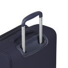 Bugatti Amsterdam 2-Piece Softside Luggage Set - Navy-Double 360° colored spinner wheels for precise control and smooth, quiet rolling (8 wheels)
