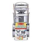 Melissa & Doug Jouons à la maison ! Ensemble de casseroles et poêles en acier inoxydable -Comprend une passoire, une marmite avec couvercle, 2 poêles, 2 ustensiles en bois et une grille