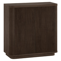 Hudson&Canal Easton 32"W Accent Cabinet - Alder Brown-Modern transitional design for your home office, bedroom, or living spaces