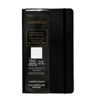 Cambridge Premium Hard Cover Notebook - Small - 8-1/4" H x 5" W-Durable hard cover with elastic bungee closure 