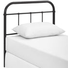 Modway - Serena Double tête de lit en acier, Brown-Capsules de pied non marquées
