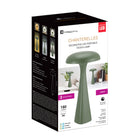 Xtricity Chanterelles Decorative LED Portable Touch Table Lamp - Green-Touch activation for easy operation