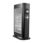 Ecohouzng 1500W Dual 2-in-1 Infrared Heater-Combines convection heat to warm the air and radiant heat to warm objects for faster, more even comfort
