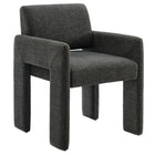 Modway Daven Fabric Upholstered Dining Chair - Charcoal-Versatile Dining Armchair