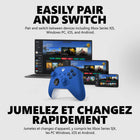 Xbox Wireless Gaming Controller - Shock Blue -Includes Xbox Wireless and Bluetooth technology for wireless gaming on supported consoles, Windows 10 PC, Android and iOS phones and tablets
