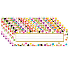 Teacher Created Resources Confetti Name Plates - 36 Per Pack - 6 Packs-Help teachers and substitute teachers learn students’ names