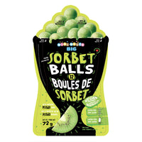 Mini Melts BIG Kiwi Sorbet Balls - 72 mL - 12 Pack-Made with real fruit juice