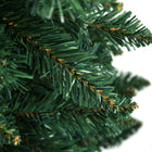 HOMCOM 6' Tall Pencil Artificial Christmas Tree with Steel Base - Green-Colour: Green 