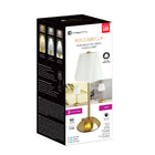 Xtricity Roccabella Portable LED Touch Table Lamp - Ivory-Touch activation for easy operation