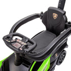 Aosom 3-in-1 Lamborghini Kids Ride-On Push Car - Green-Colour: Green, Black 