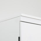 HOMCOM 69.5" H 6-Tier Kitchen Pantry Cabinet with 4 Doors - White-Assembly required