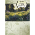 Mill Brook Studio Birthday Greeting Cards/Envelopes - 5-3/8" x 7-3/4" - Field of Flowers - 18 Pack-Premium quality greeting cards