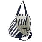 Gry Mattr - Sac fourre-tout d’été rayé - bleu marine-15.3 po l x 21.5 po H x 7 po P