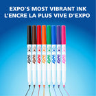 Expo Low Odor Dry Erase Markers - Ultra Fine Tip - Black - 4 Pack-4 count of black markers