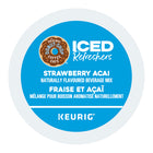 Donut Shop Iced Refreshers K-Cup Pods - Strawberry Açaí - 10 Pack-TASTE: Bursting with the sweet taste of strawberry and acai flavours. Trust us, it's BERRY refreshing.