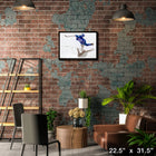 John Tavares Toronto Maple Leafs Shooting - Framed Canvas - 22" x 31"-Officially licensed by the NHL and NHLPA