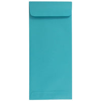 JAM Paper Enveloppes-pochettes Brite Hue en papier recyclé avec fermeture gommée, 4 1/8 x 9 1/2 po, bleu mer, 1000/paquet-Bleu mer