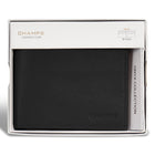 Champs - Portefeuille Bi-Fold en cuir Onyx - Noir-6 fentes pour cartes de crédit
