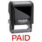 Trodat Printy 4911 Climate Neutral Self-Inking Stamp - "PAID"-High-quality casing mechanism and long life