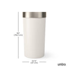 Umbra Vento Trash Can - Sand- 16.5 Gallon (62 L)-6