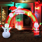 Outsunny 10' Lit Inflatable Archway Christmas Yard Decoration-Easily deflates (when you're not dazzling your neighbours), with a bag for storage 