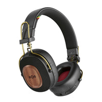 House Of Marley Positive Vibration Riddim Bluetooth Headphones - Rasta-Extra-long, up to 50-hour playtime