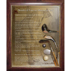 Rules of Golf - Framed Print - 18" x 22"-Premium golf