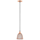 Modway Glimmer Bell-Shaped Pendant Light - Rose Gold-Bell-Shaped Modern Pendant Light