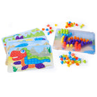 Miniland Pegs & Patterns Set - Bright Colours - 90 Pieces-Great for fine and gross motor skills