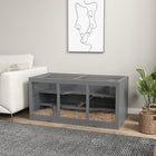 PawHut - Cage en Bois pour Hamster Cage pour Rat avec Glissière et Bac - Gris-Grande porte d’ouverture verrouillable pour un accès et un entretien faciles