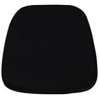 Flash Furniture – Coussin en tissu doux pour chaise Chiavari, noir -Coussin doux de chaise