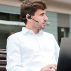 OPN Sound Chat Pro Open Ear Headset - Black-Direct Connect Dongle ensures a stable, uninterrupted connection