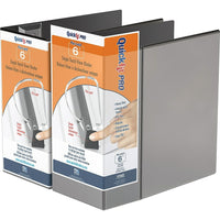 QuickFit Anneaux en D Pin-Lock, 1.5 po, à déclencheur unique, verrouillables, prévenant l'écartement  paquet de 6 – Noir-3 Reliure À Anneaux