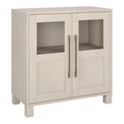 Hudson&Canal Holbrook 28"W Accent Cabinet - Alder White-Modern contemporary design for your home office, bedroom, or living spaces