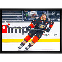 Ryan Getzlaf Anaheim Ducks - Framed Canvas - 31" x 22"-Premium canvas print with gallery-wrapped edges