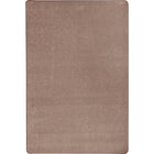 Joy Carpets Endurance Area Rug - 6' x 9' - Taupe-Manufactured with premium polyester fiber for lasting beauty and durability in high-traffic areas