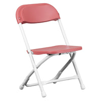 Flash Furniture – Chaise pliante en plastique pour enfants, bourgogne (YKIDBY)-Chaises pliantes en plastique pour enfants