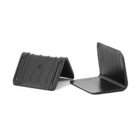 Spicers Plastic Edge Protector - 2.25" x 1.75" x 1.75" - Black - 1000 per Pack-Plastic edge protectors.