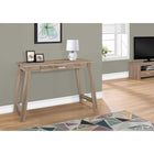 Monarch Specialties 7191 42" Computer Desk - Dark Taupe With A Storage Drawer-Durably designed with angled leg supports for a modern look, this fashionable style desk comes with a 5 year limited warranty against any defects for a worry-free purchase.