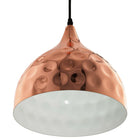 Modway - Dimple Or rose en forme de cloche de 11" Lumière suspendue-Nécessite une ampoule E26 de 60W (non incluse)
