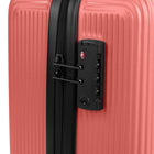 Bugatti Alexandria Collection 21.5" Hardsside Carry-on – Coral-Reinforced top carrying handle