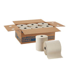 Georgia-Pacific - enMotion rouleaux d'essuie-mains en papier recyclé de 8 po - Brun - Paquet de 6-Essuie-mains en papier dur pour se sécher les mains ou nettoyer les dégâts