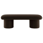 Modway Orla Performance Velvet Bench - Chocolate Brown-7