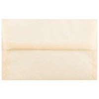 JAM Paper - Enveloppes d'invitation A10 en vélin translucide - 6 po x 9,5 po - ivoire ocre printanier - paquet de 25 (PACV850)-Couleur : Ocre printanier