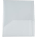 JAM Paper Heavy Duty Plastic Multi-Pocket Folders - 10 Pocket Organizer - Clear - 3 Pack-Size: 9 1/2 x 11 5/8 inches | Easily fits 8.5" x 11" documents