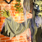Outsunny 6' Animatronic Witch Halloween Decoration-Safe paint treatment ensures worry-free use for you and your family 