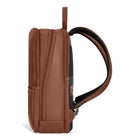 Champs - Onyx Sac à Dos Classique en Cuir - Marron-Pochette matelassée pour ordinateur portable de 16 pouces