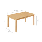 Modway Alba Extendable Dining Table - Oak-Wood Veneer Top